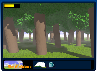 Screenentwurf: dieMatheburg - im Wald